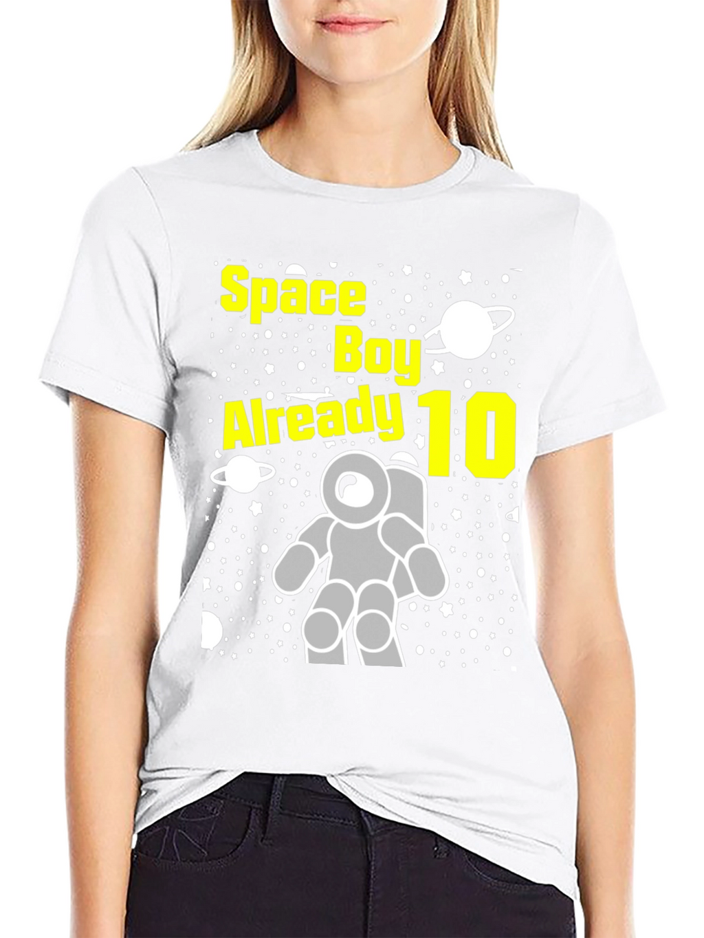 Space Boy 10th Birthday T-Shirt