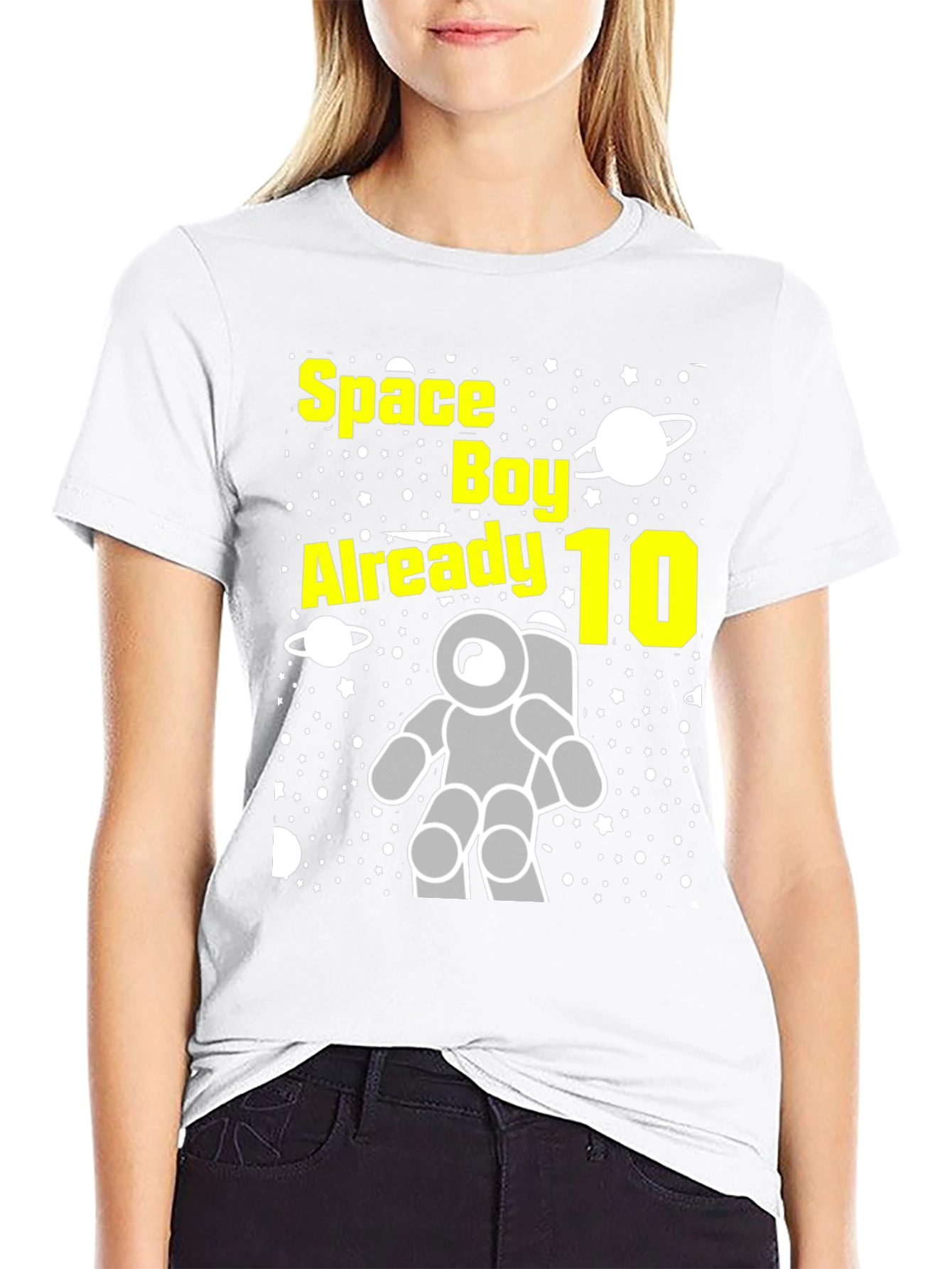 Space Boy 10th Birthday T-Shirt