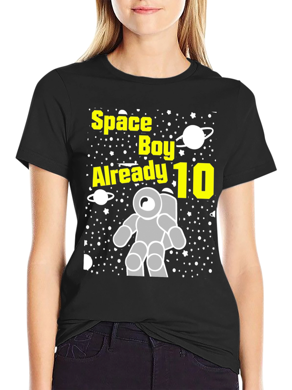 Space Boy 10th Birthday T-Shirt