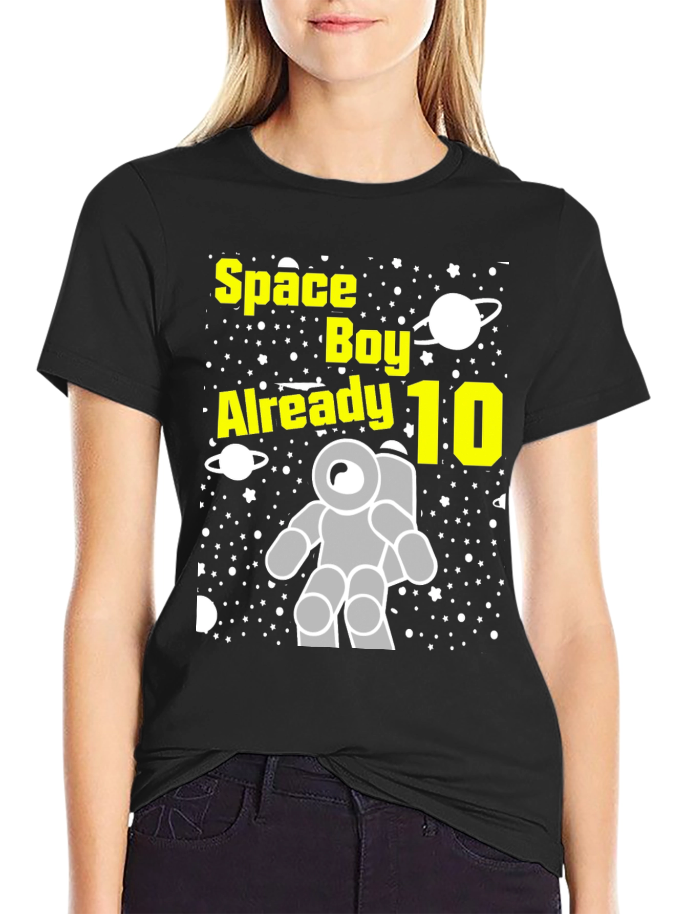 Space Boy 10th Birthday T-Shirt