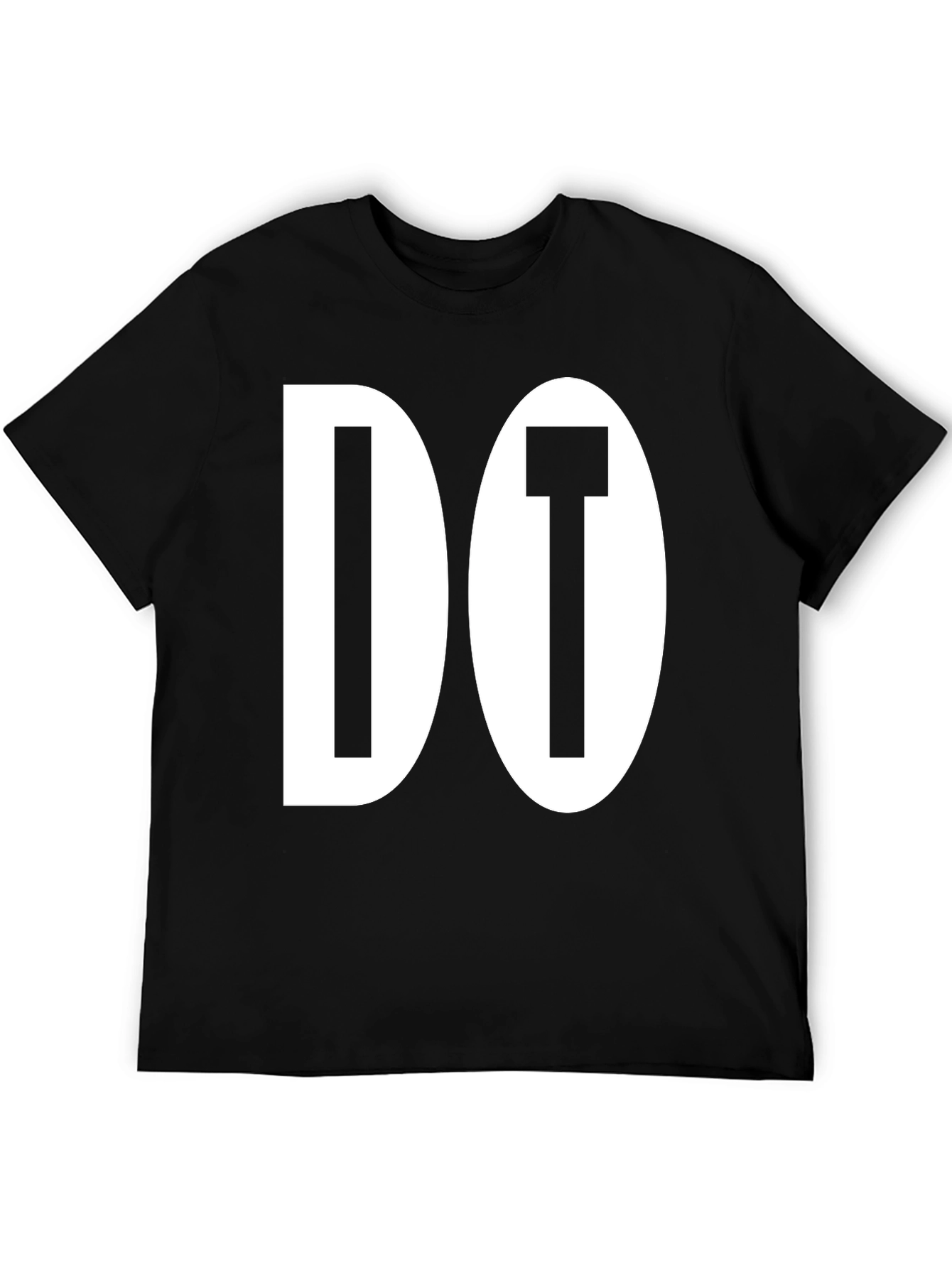 Do It! Black Graphic Tee