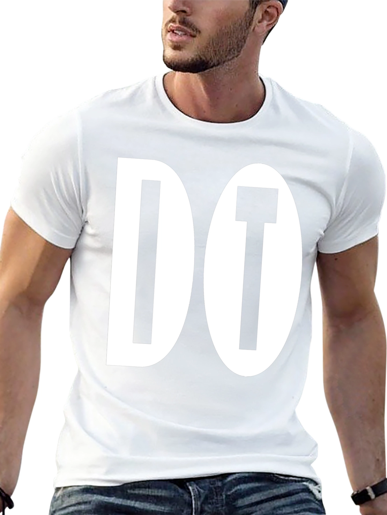 Do It! Black Graphic Tee