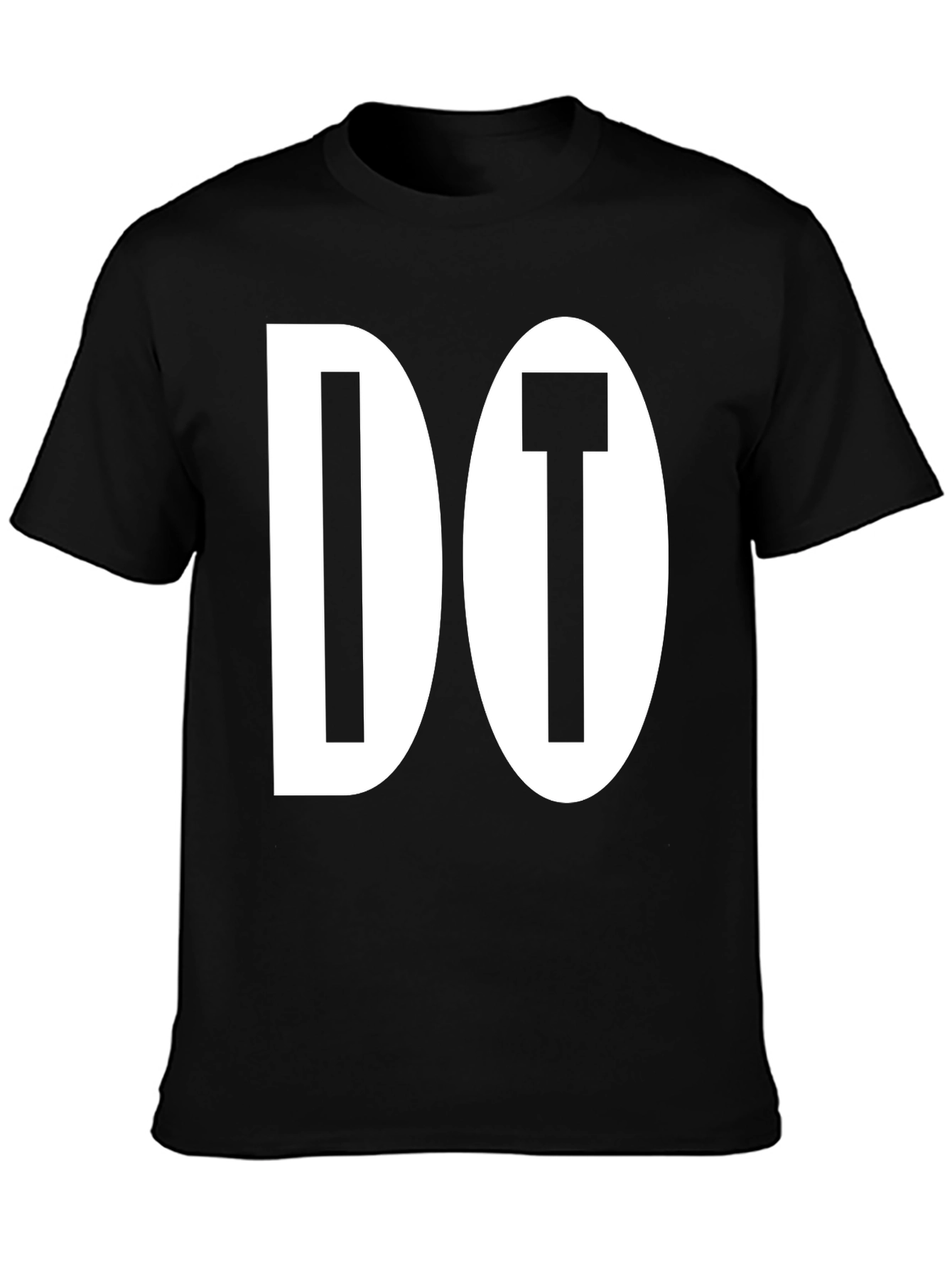 Do It! Black Graphic Tee