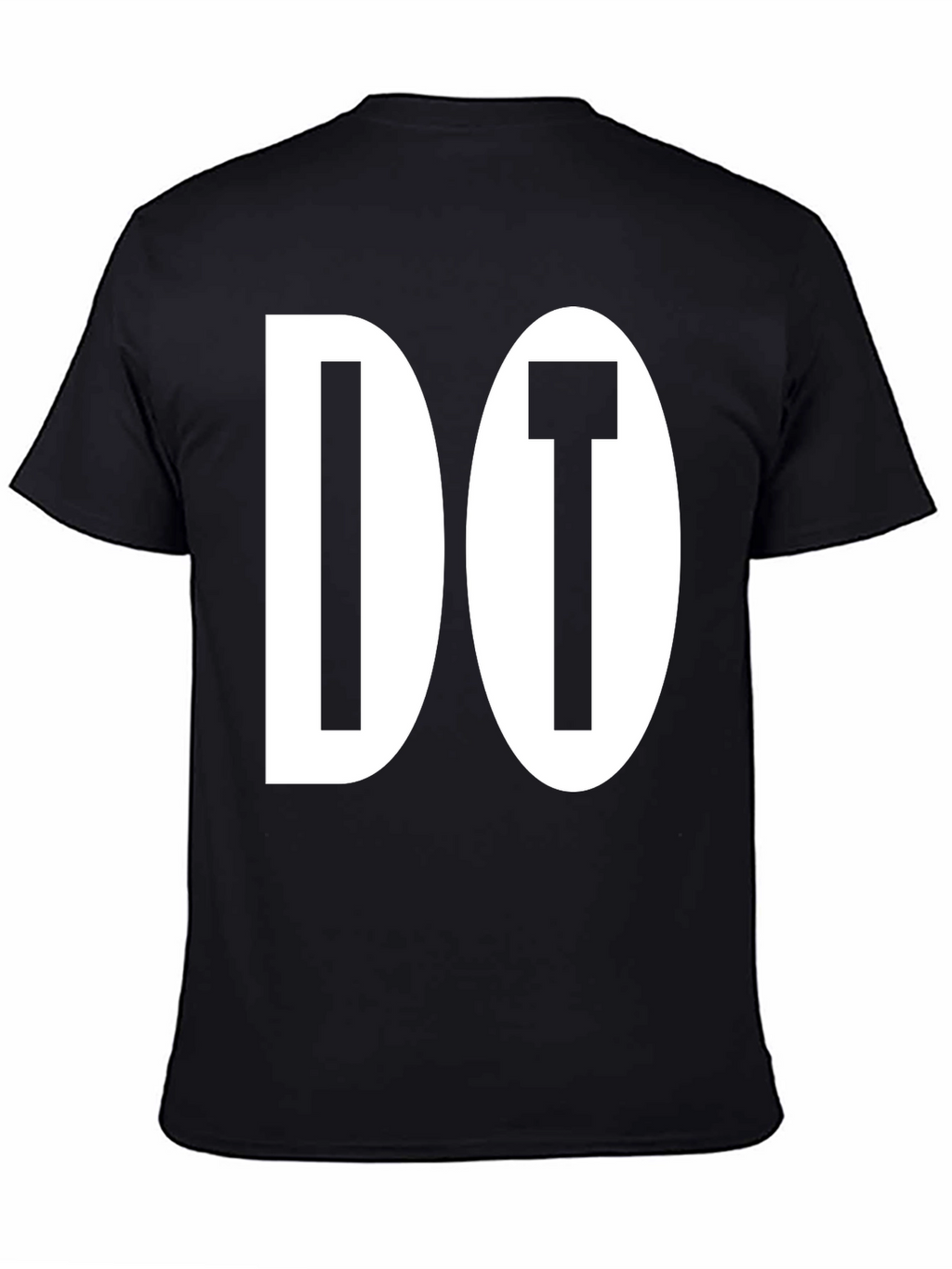Do It! Black Graphic Tee