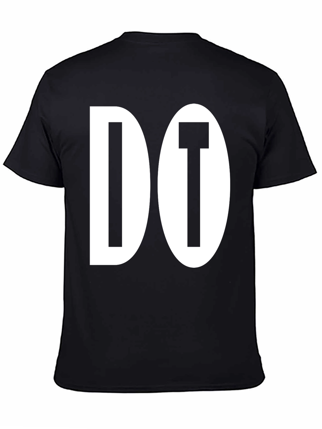Do It! Black Graphic Tee