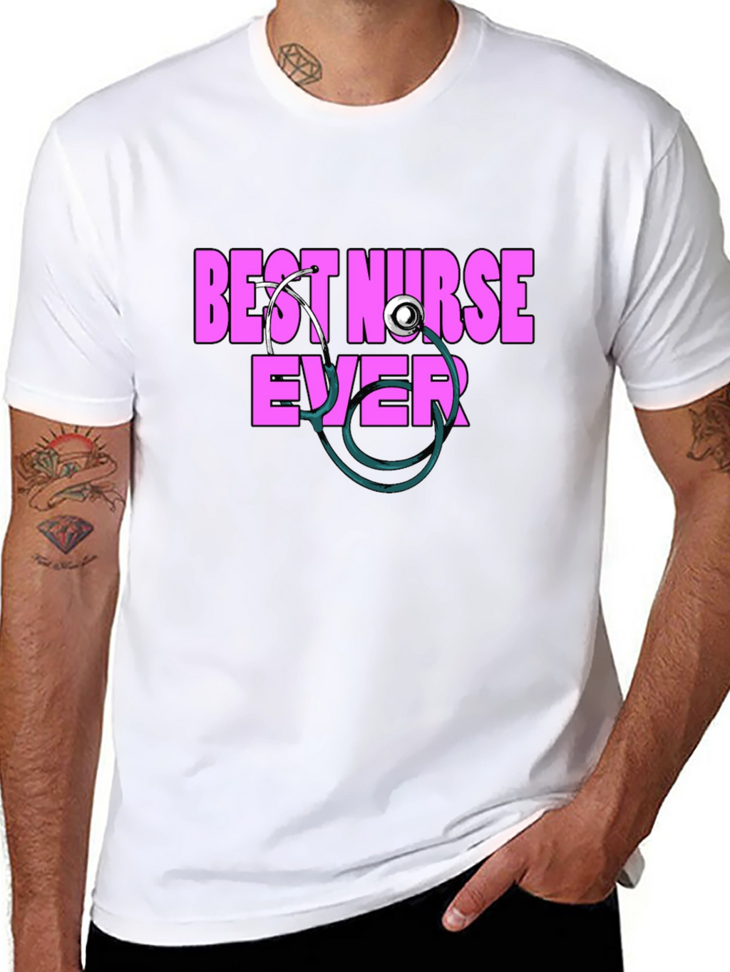 Best Nurse Ever T-Shirt - Stylish Medical Apparel