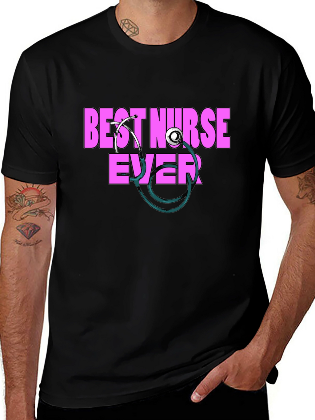 Best Nurse Ever T-Shirt - Stylish Medical Apparel