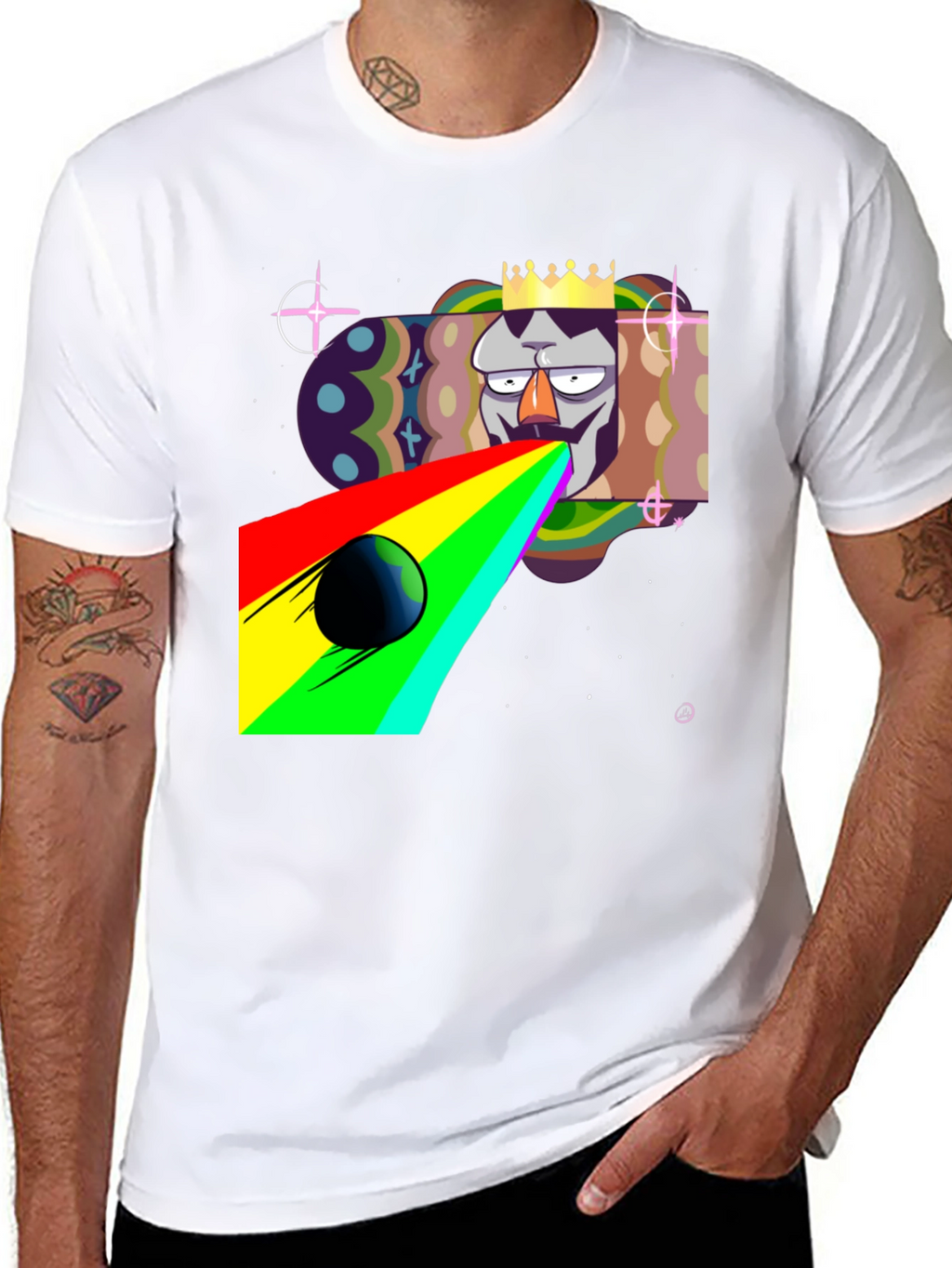 King Galaxy Black T-Shirt