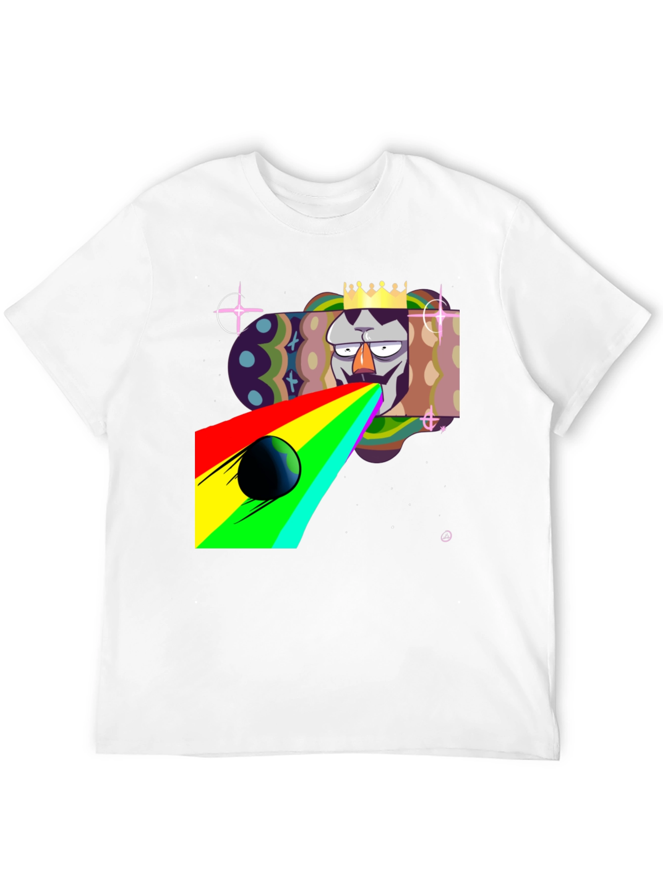 King Galaxy Black T-Shirt