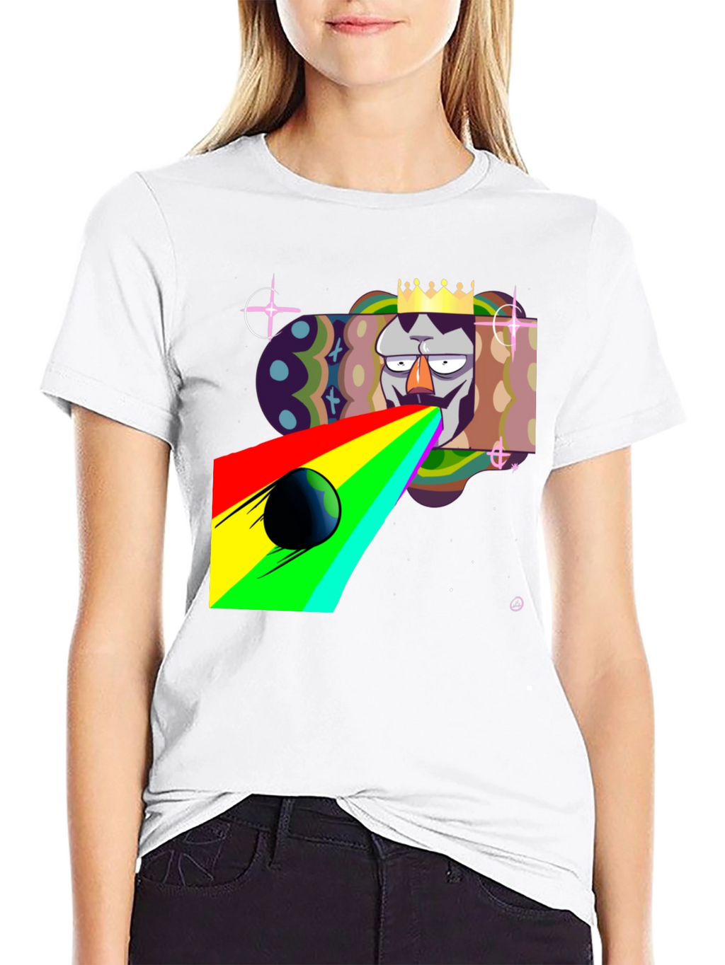 King Galaxy Black T-Shirt