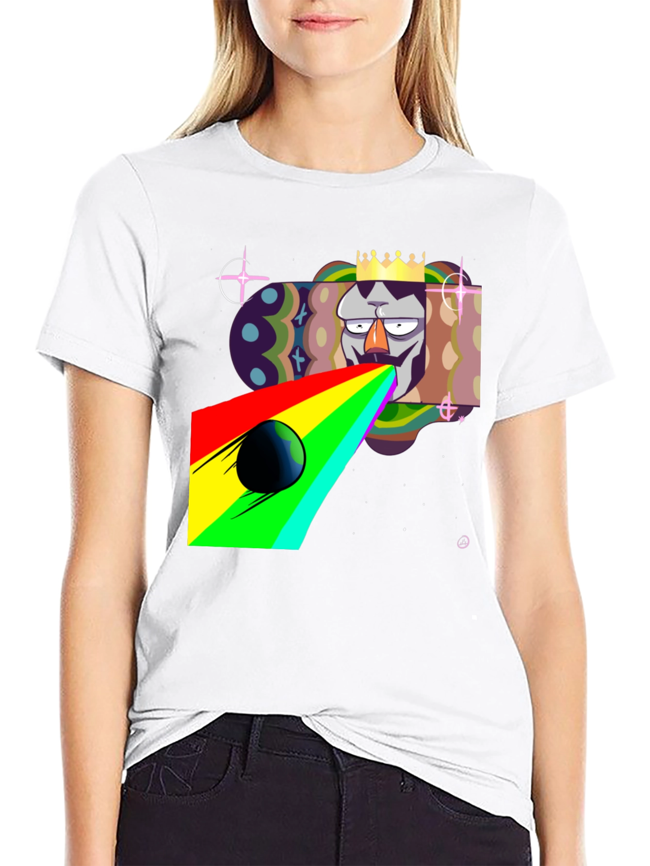 King Galaxy Black T-Shirt