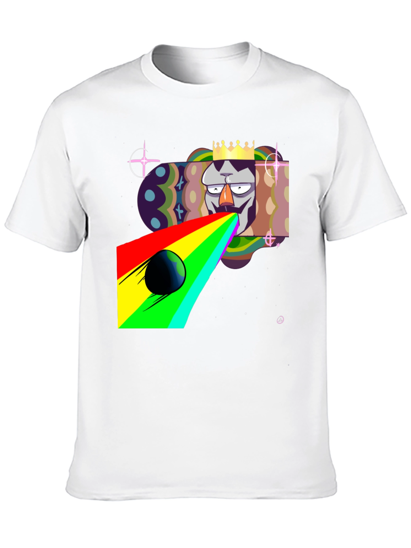 King Galaxy Black T-Shirt