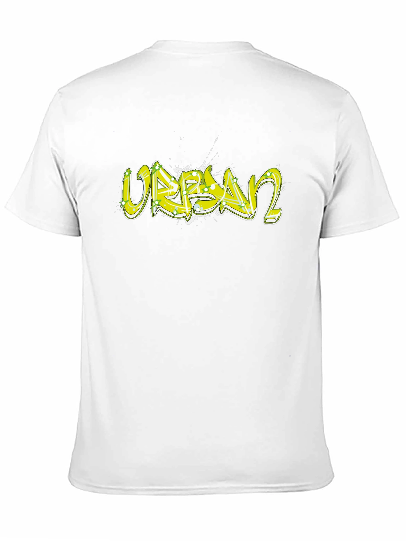 Urban Graffiti Graphic Black T-Shirt