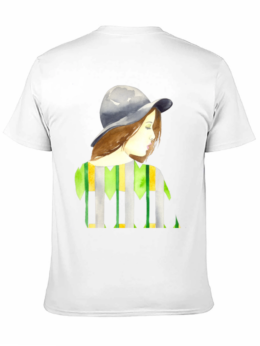 Stylish Woman Portrait Graphic Tee