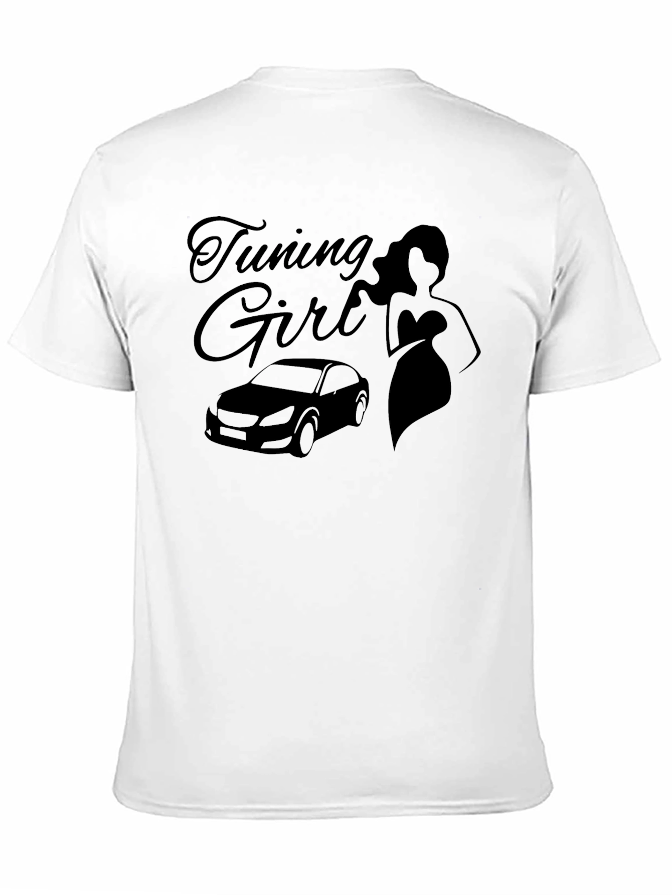Tuning Girl Graphic T-Shirt - Car Enthusiast Fashion