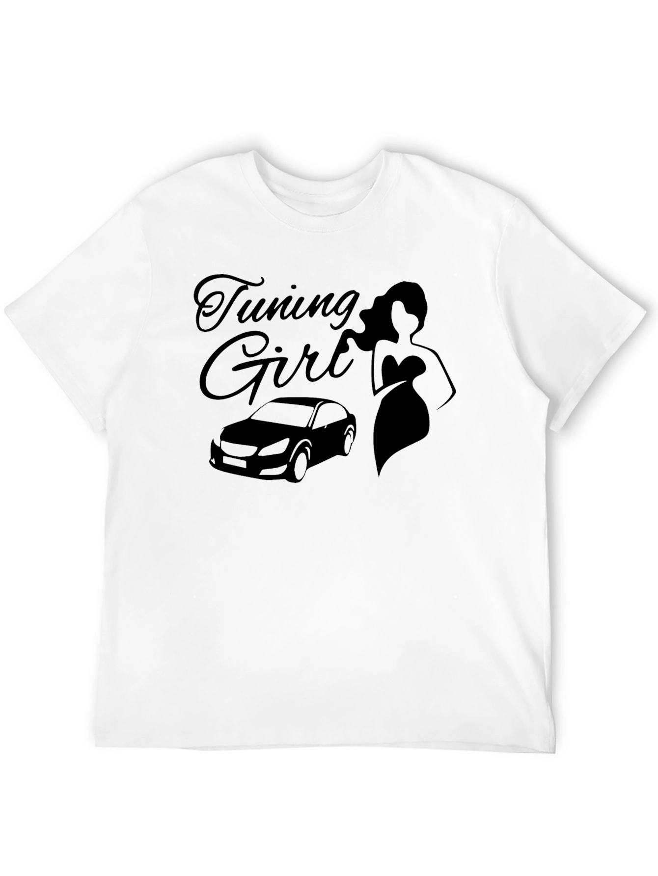 Tuning Girl Graphic T-Shirt - Car Enthusiast Fashion