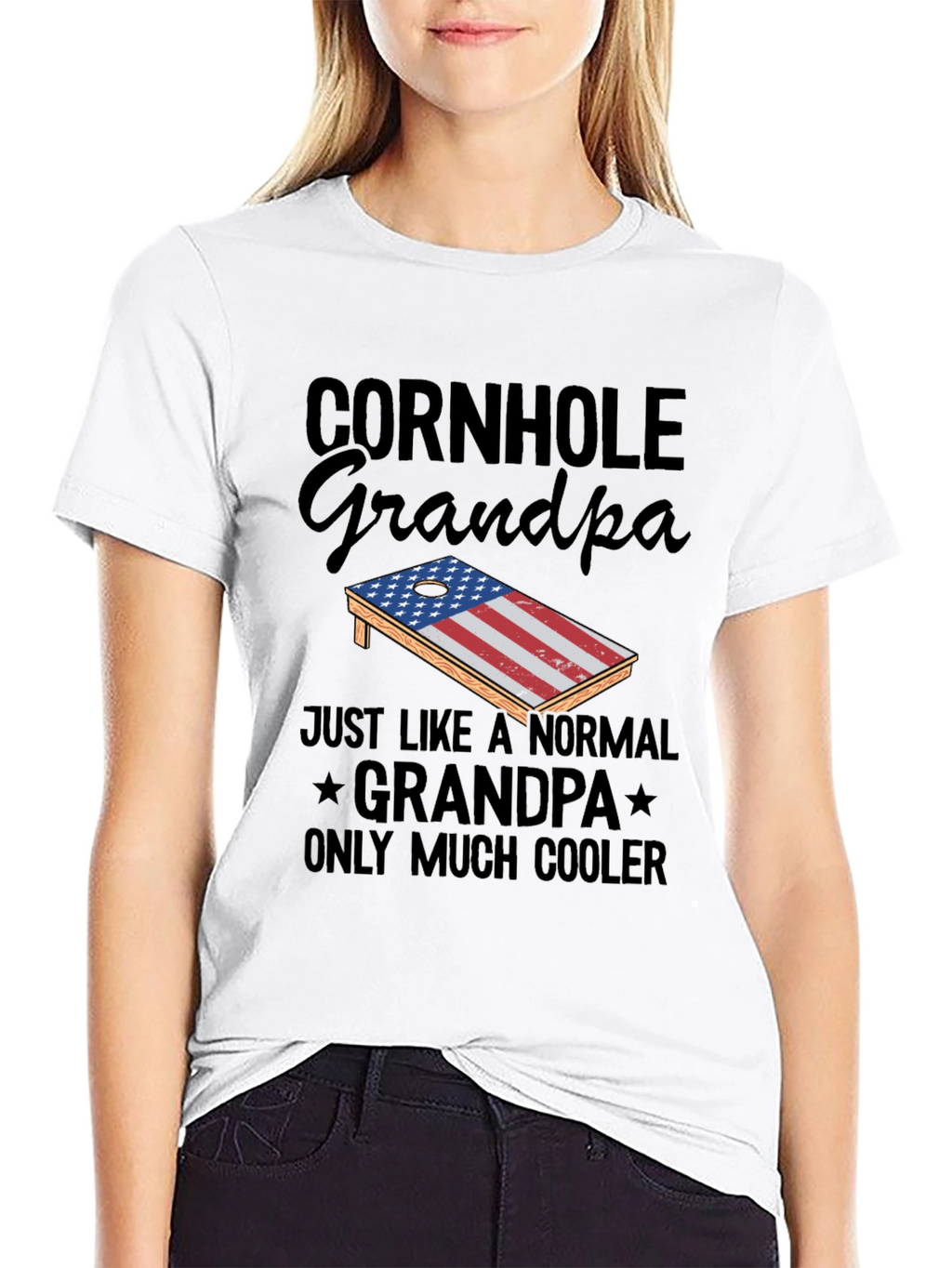 Cornhole Grandpa T-Shirt