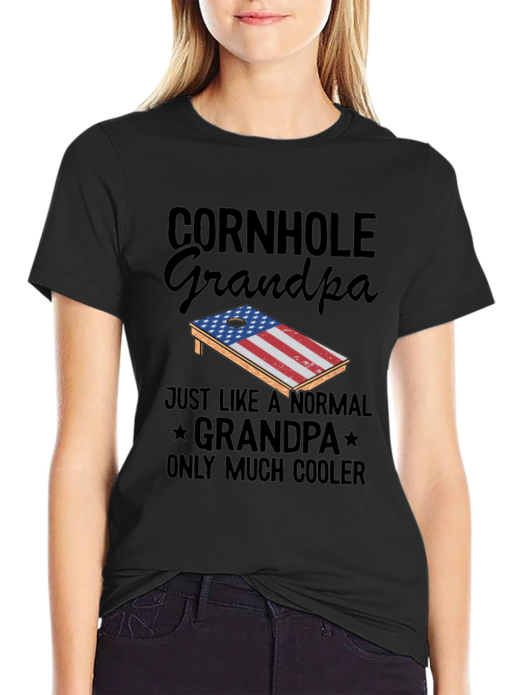 Cornhole Grandpa T-Shirt
