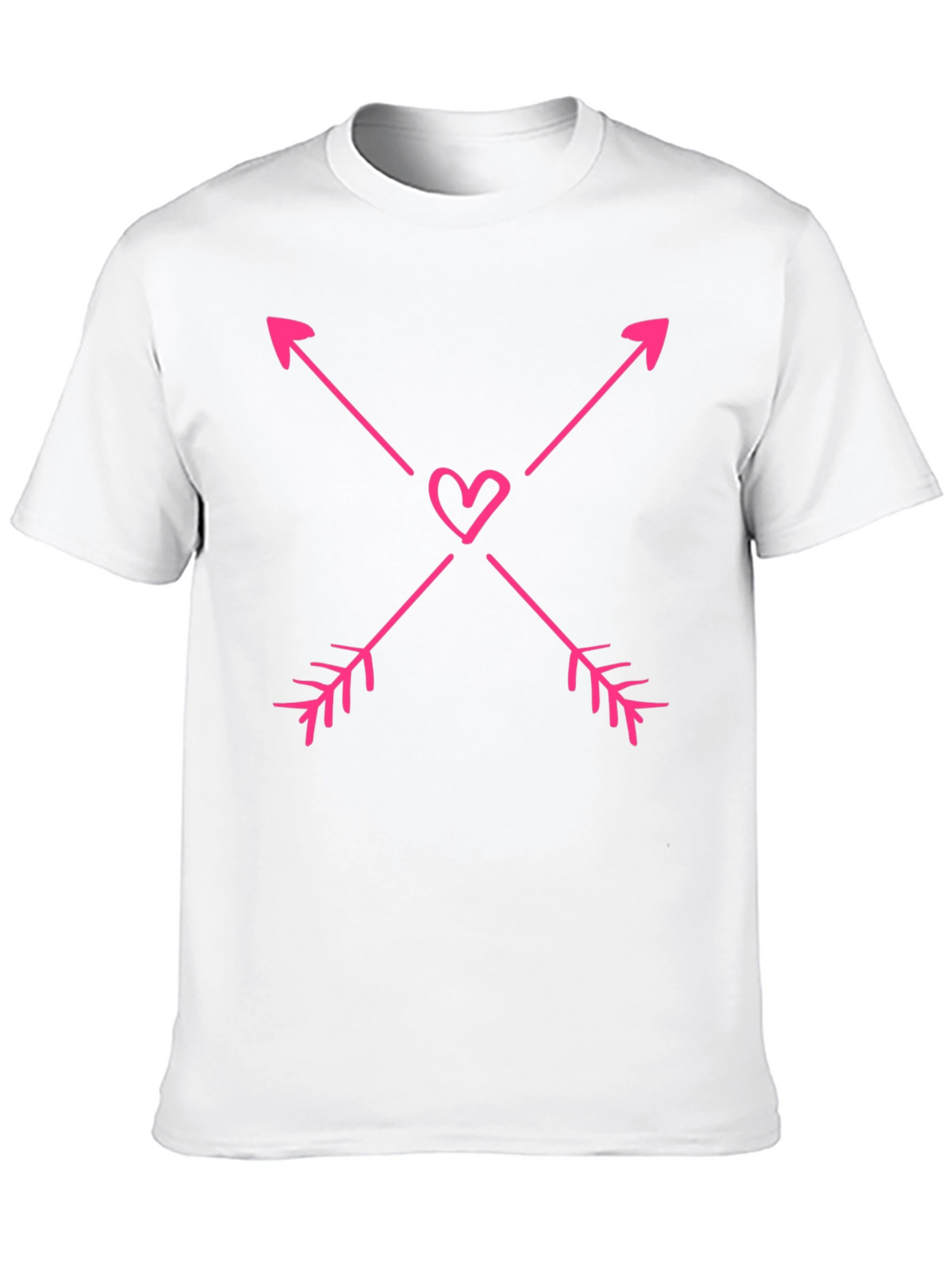Heart Arrow Graphic Tee - Black