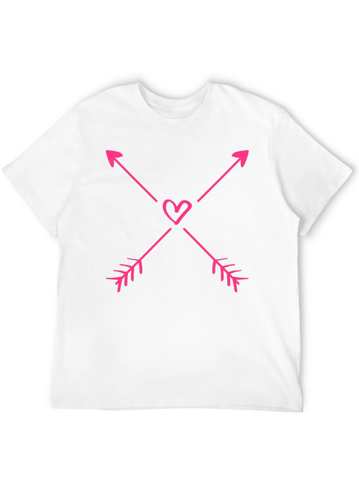 Heart Arrow Graphic Tee - Black