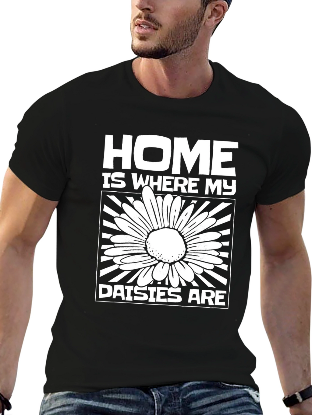 Home is Where My Daisies Are Graphic T-Shirt