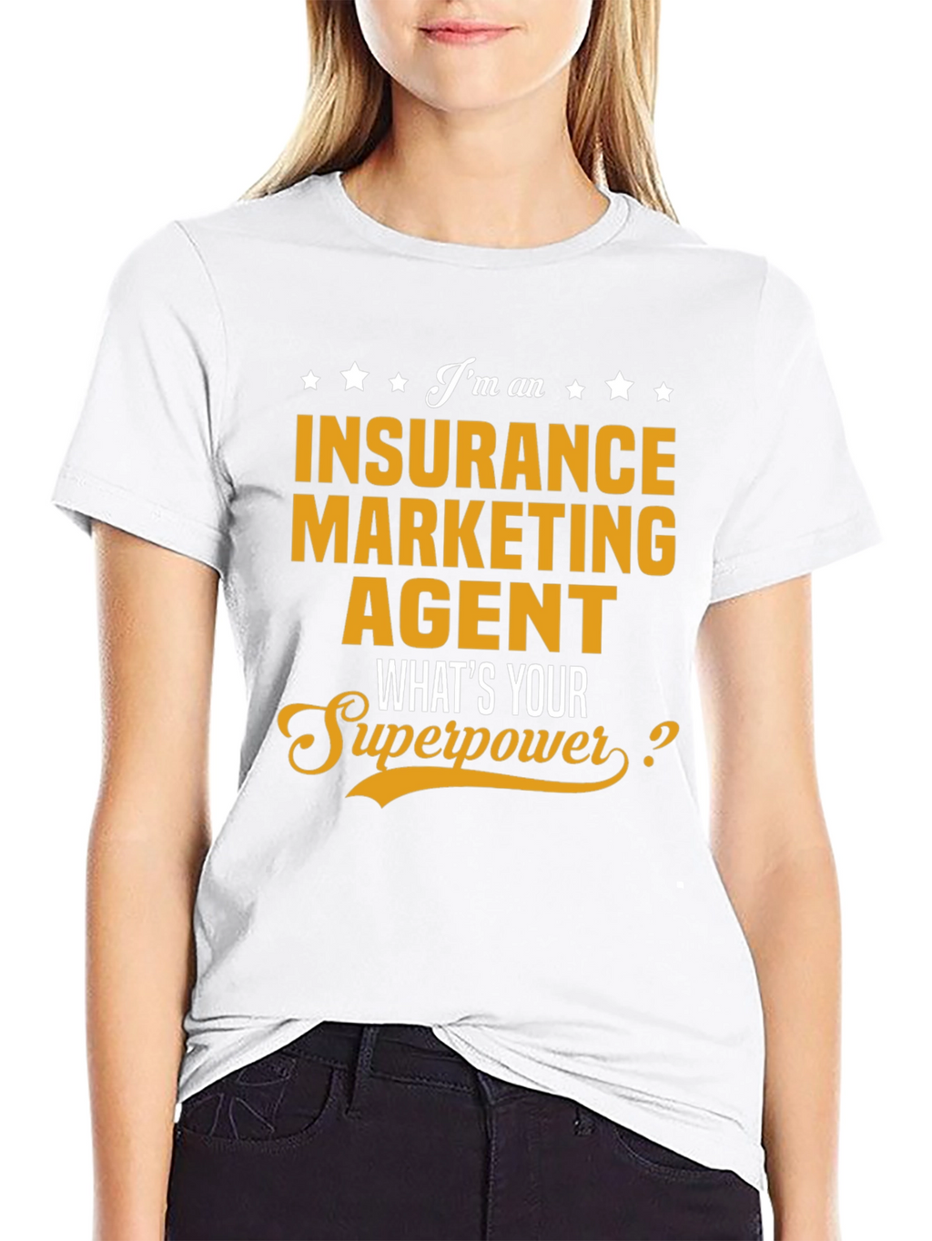 Insurance Marketing Agent T-Shirt: Whats Your Superpower?