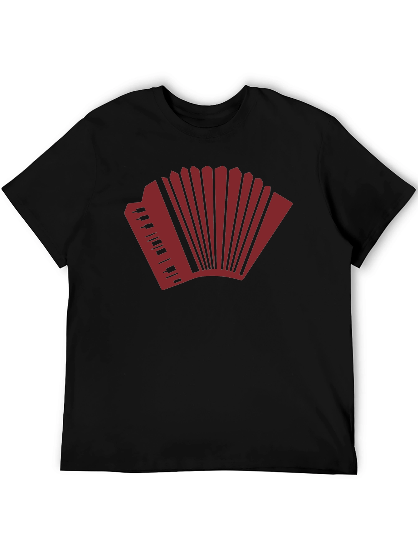 Accordion Graphic T-Shirt - Music Lover Tee