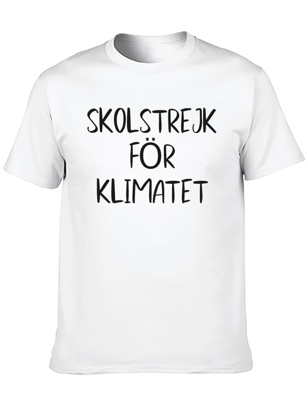 Skolstrejk För Klimatet Black Graphic Tee