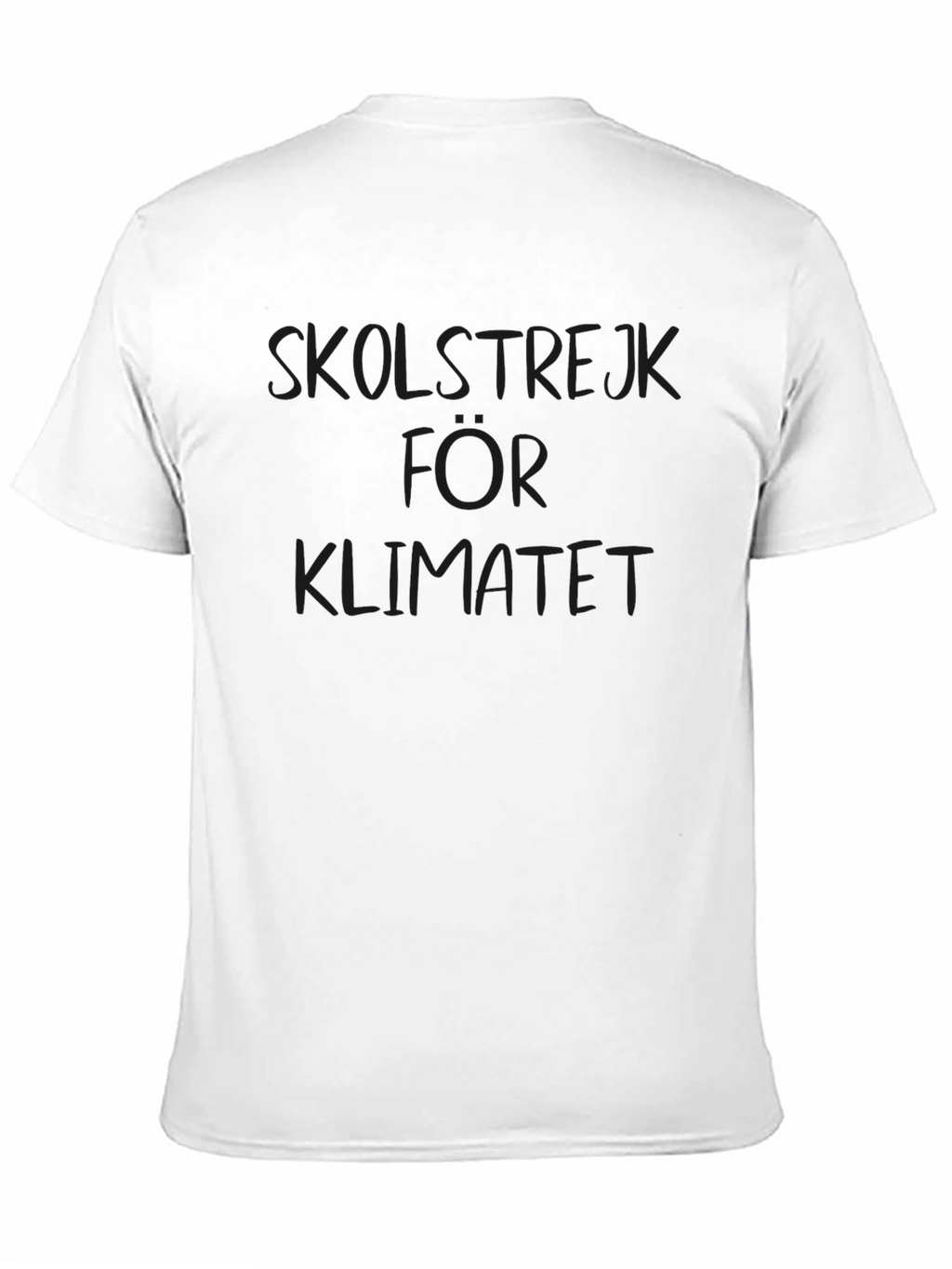 Skolstrejk För Klimatet Black Graphic Tee