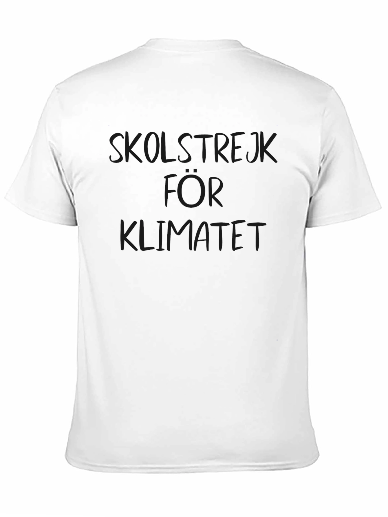 Skolstrejk För Klimatet Black Graphic Tee