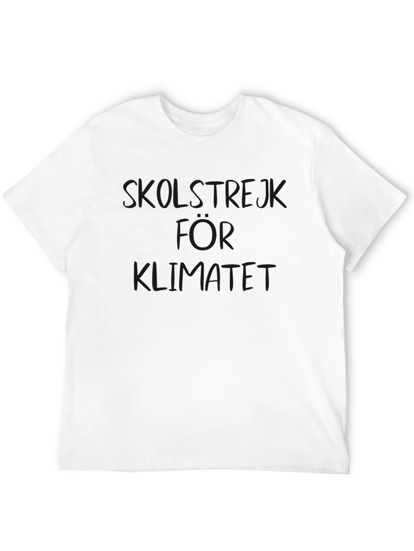 Skolstrejk För Klimatet Black Graphic Tee