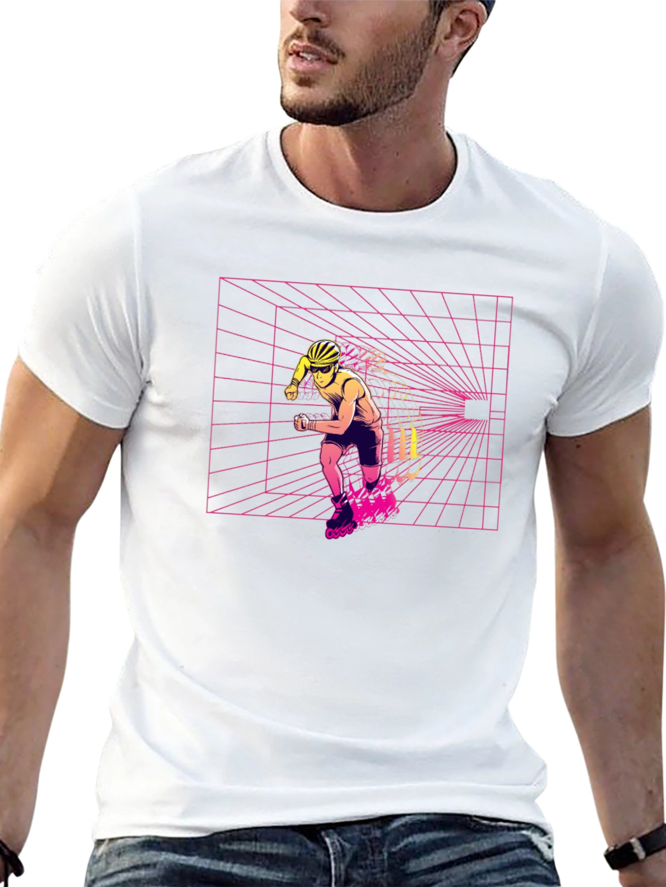 Retro Roller Skating Graphic Tee