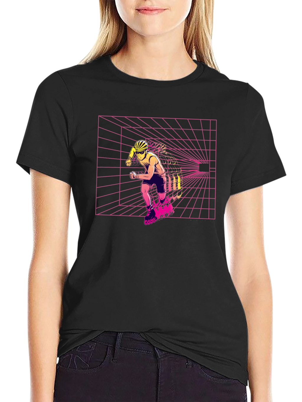Retro Roller Skating Graphic Tee
