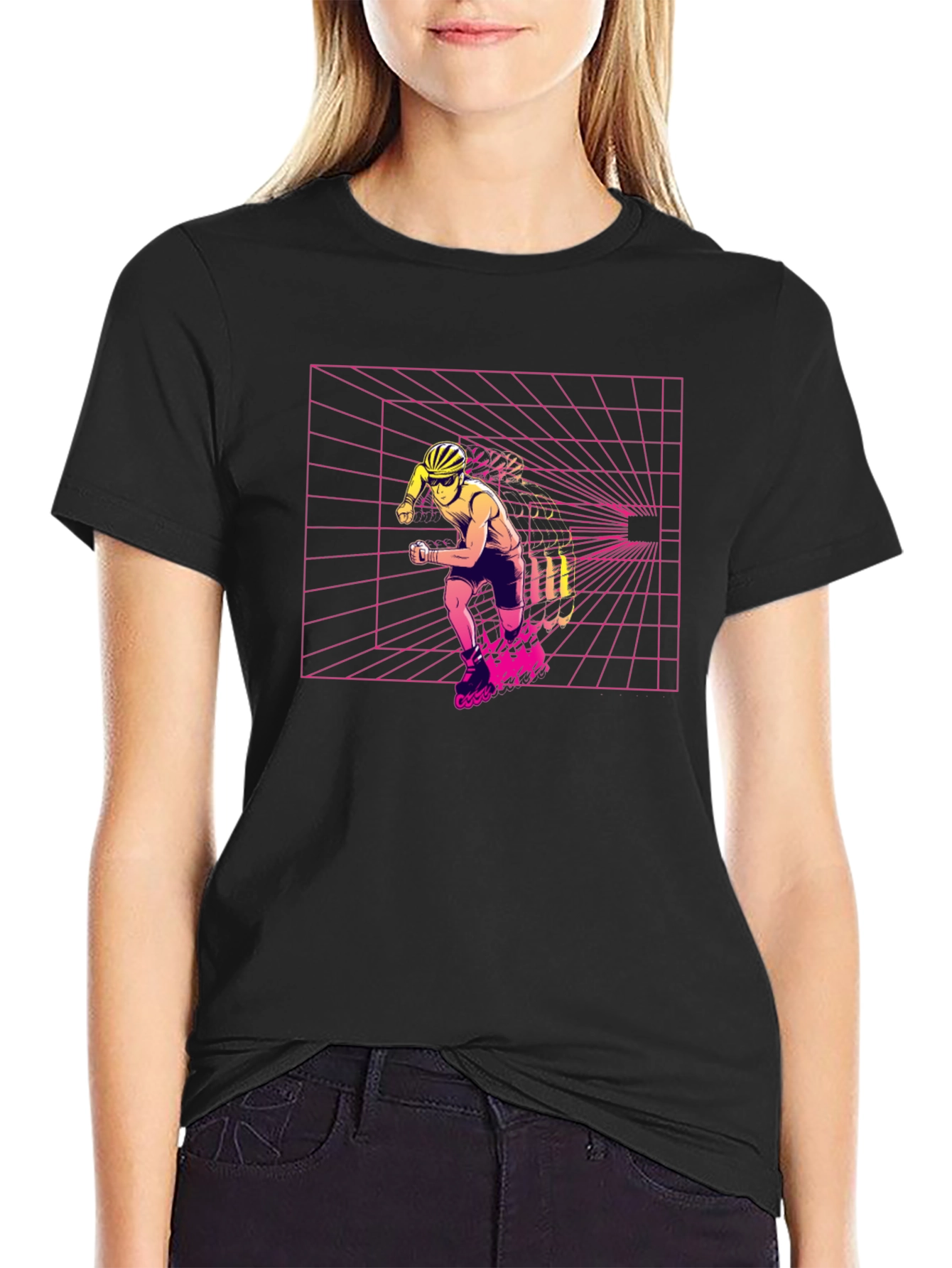 Retro Roller Skating Graphic Tee