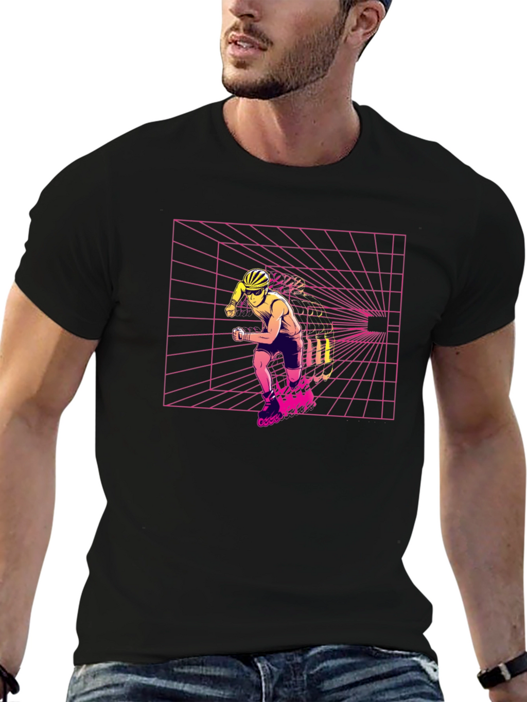 Retro Roller Skating Graphic Tee