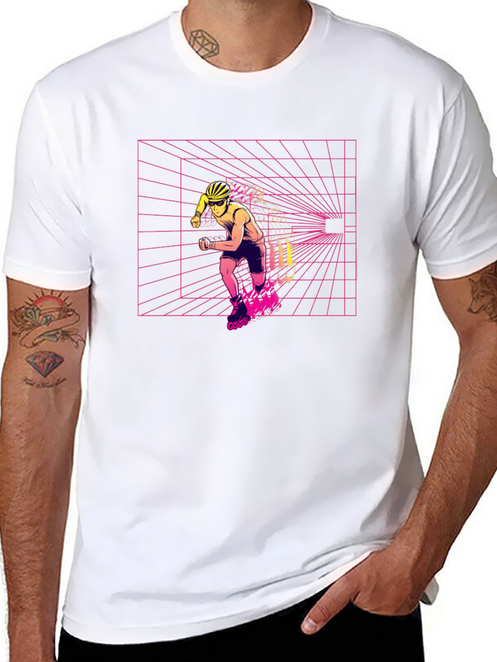 Retro Roller Skating Graphic Tee