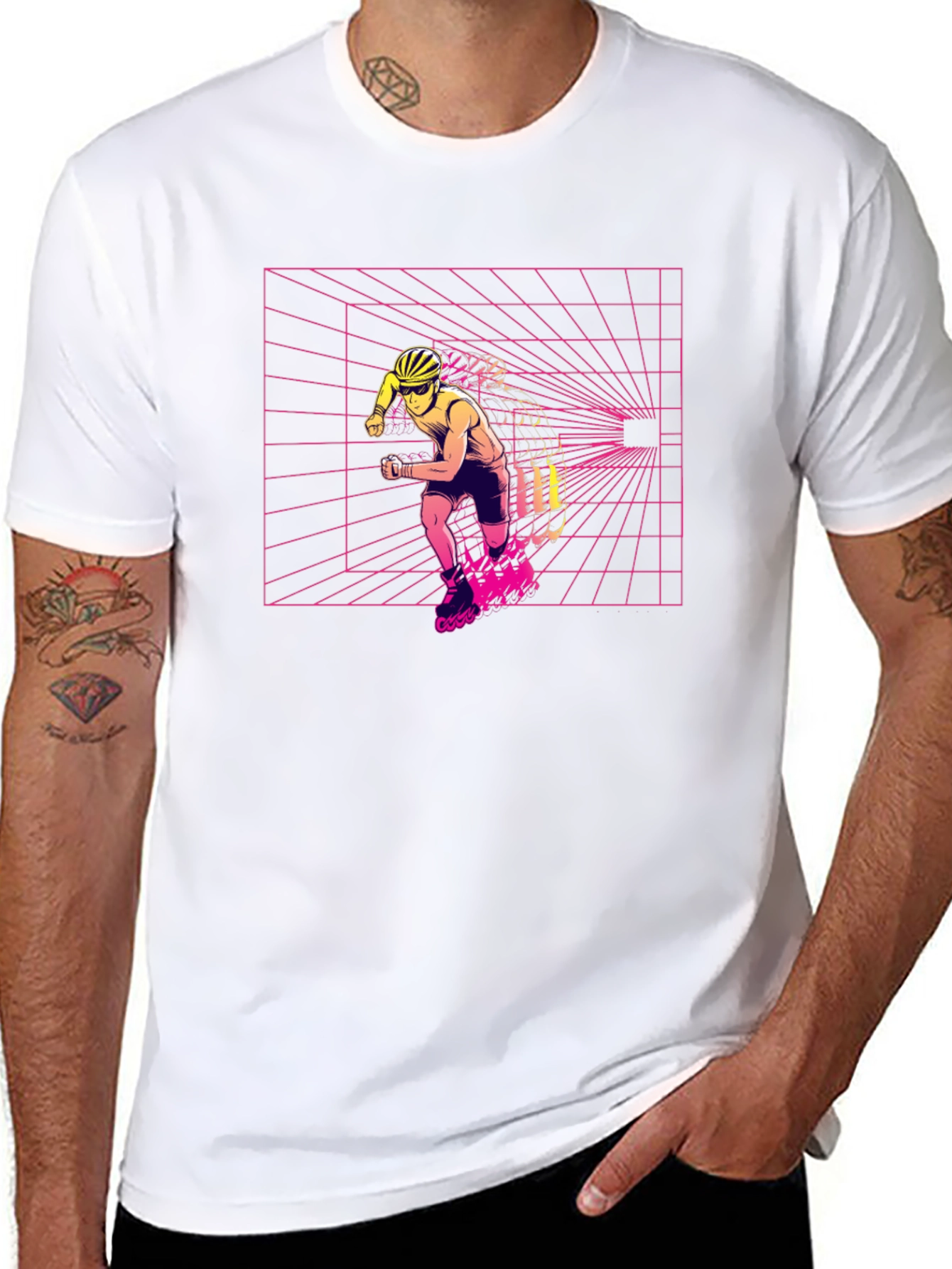 Retro Roller Skating Graphic Tee