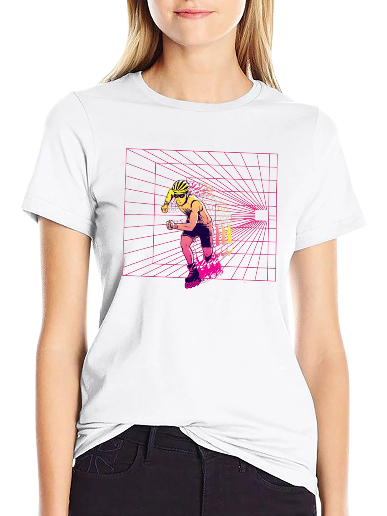 Retro Roller Skating Graphic Tee