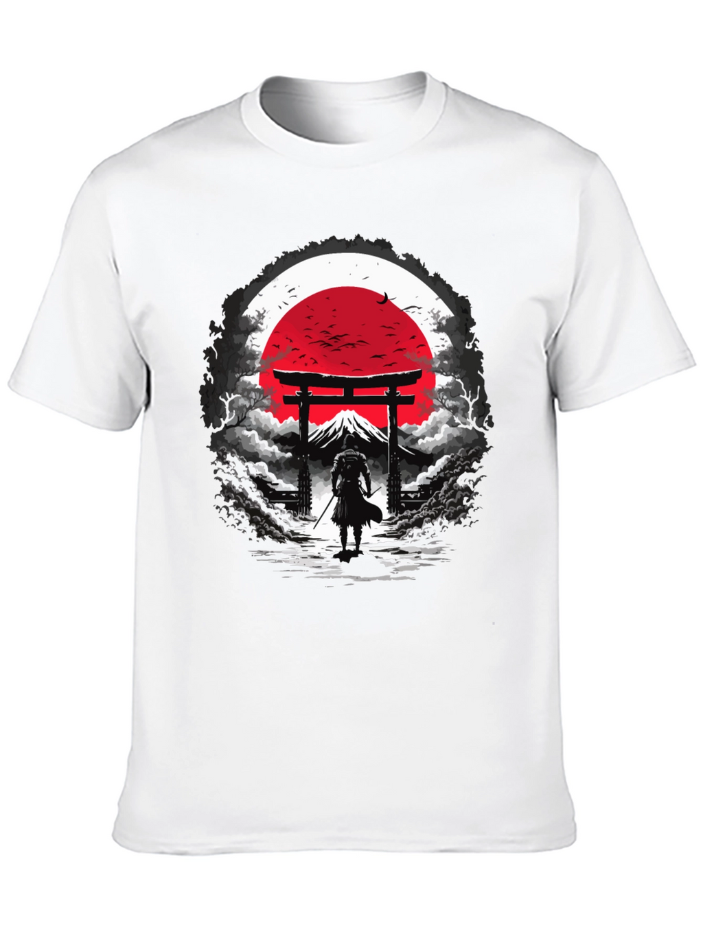 Samurai Graphic Tee - Japanese Art T-Shirt
