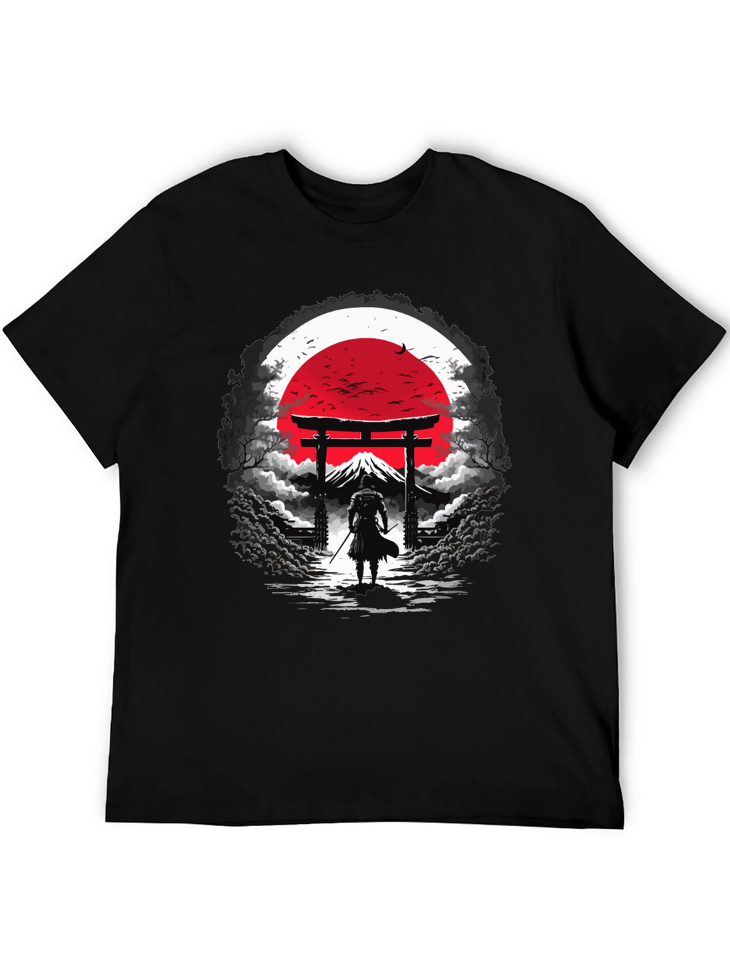 Samurai Graphic Tee - Japanese Art T-Shirt