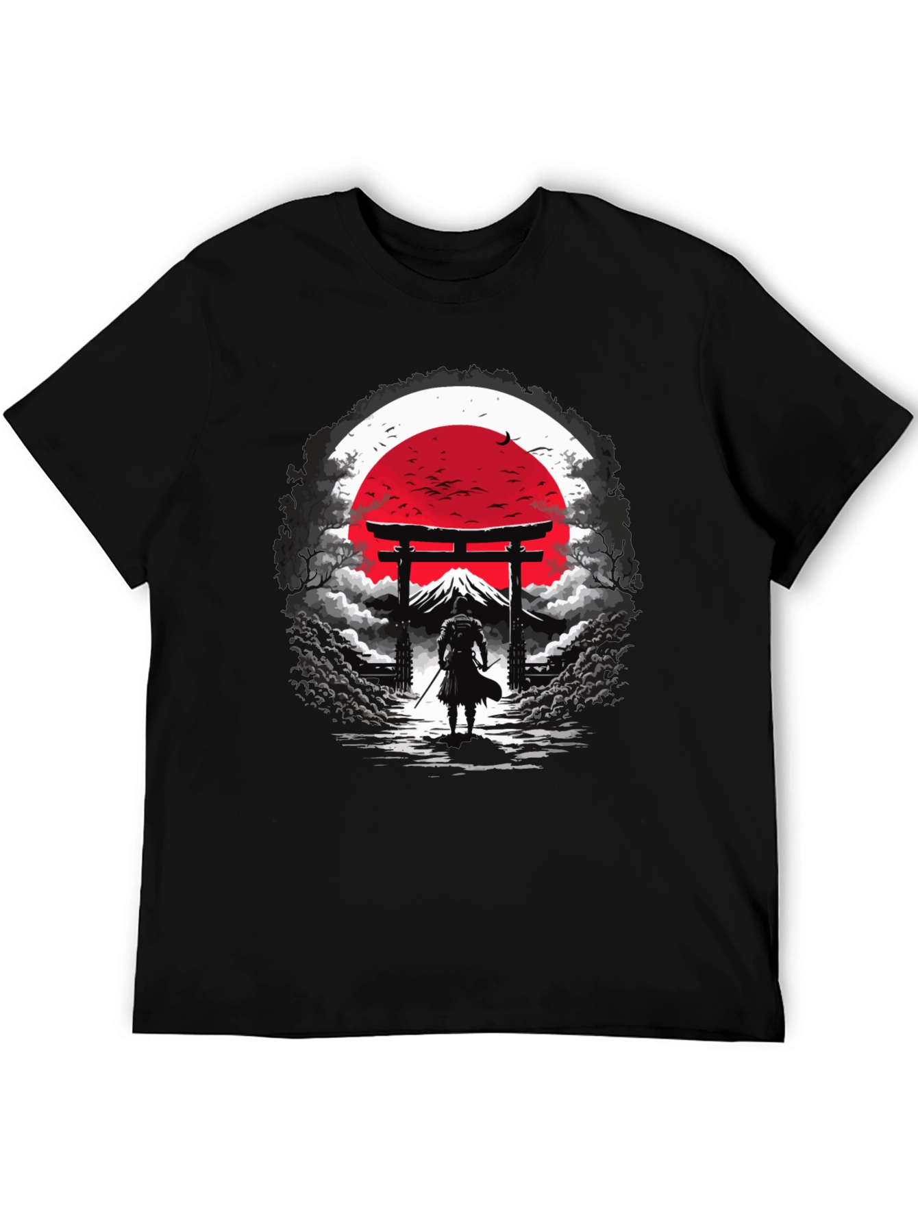 Samurai Graphic Tee - Japanese Art T-Shirt