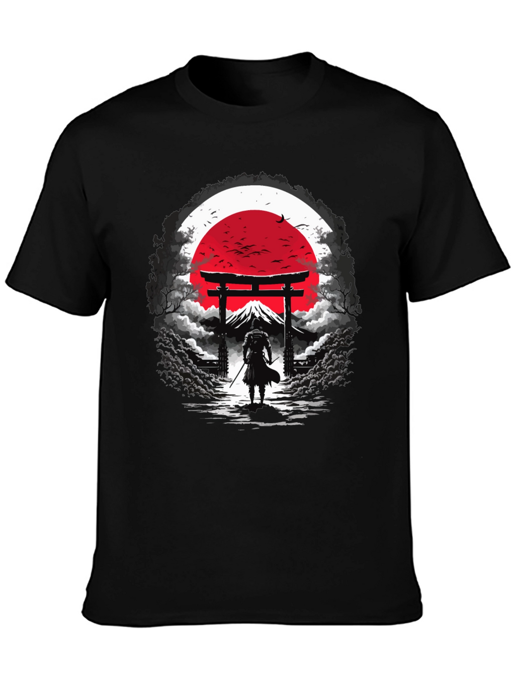 Samurai Graphic Tee - Japanese Art T-Shirt