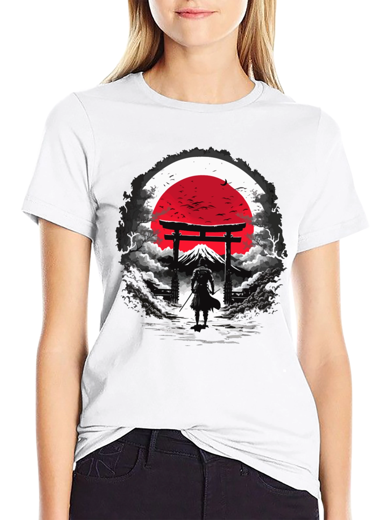 Samurai Graphic Tee - Japanese Art T-Shirt