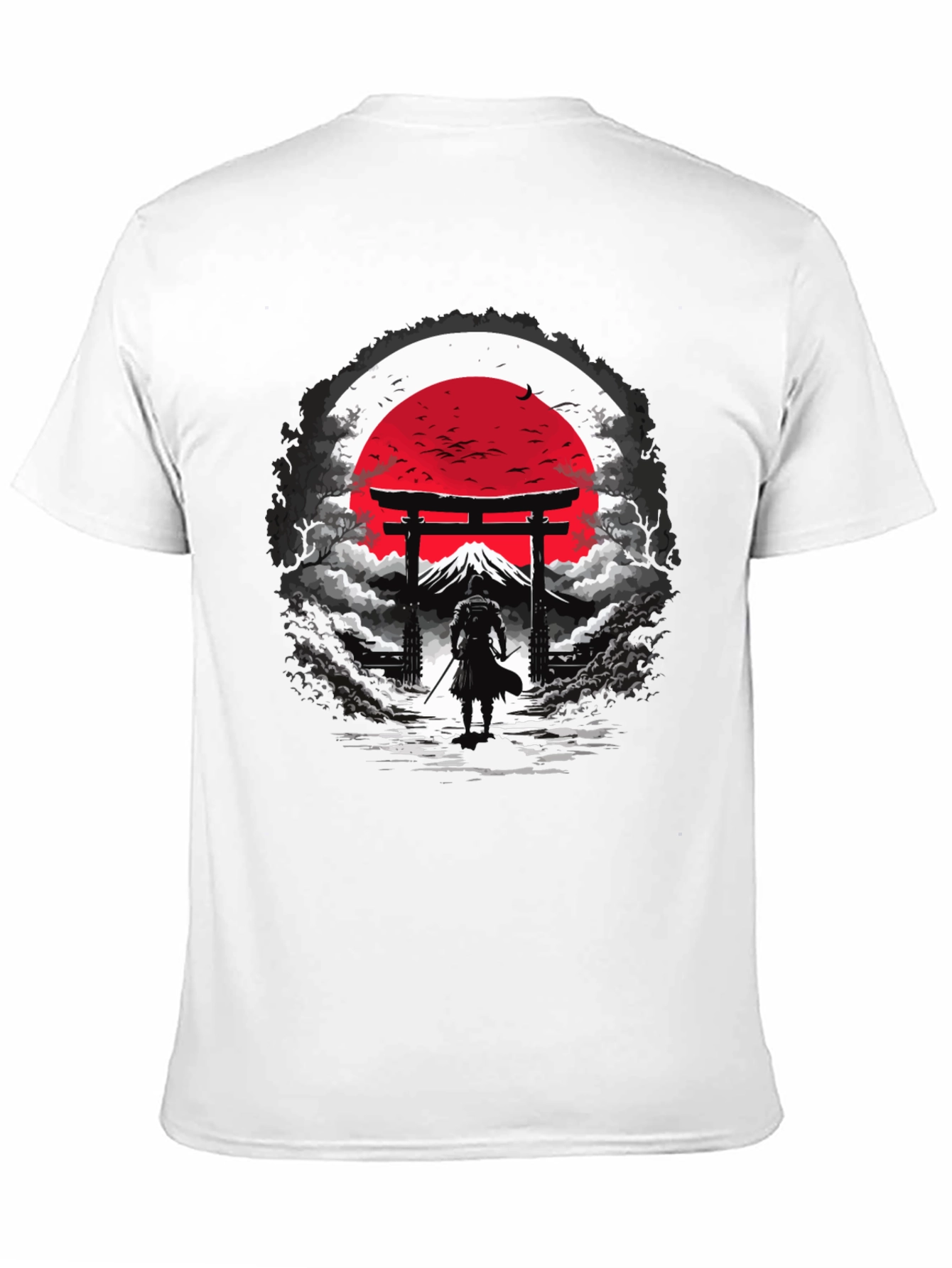 Samurai Graphic Tee - Japanese Art T-Shirt