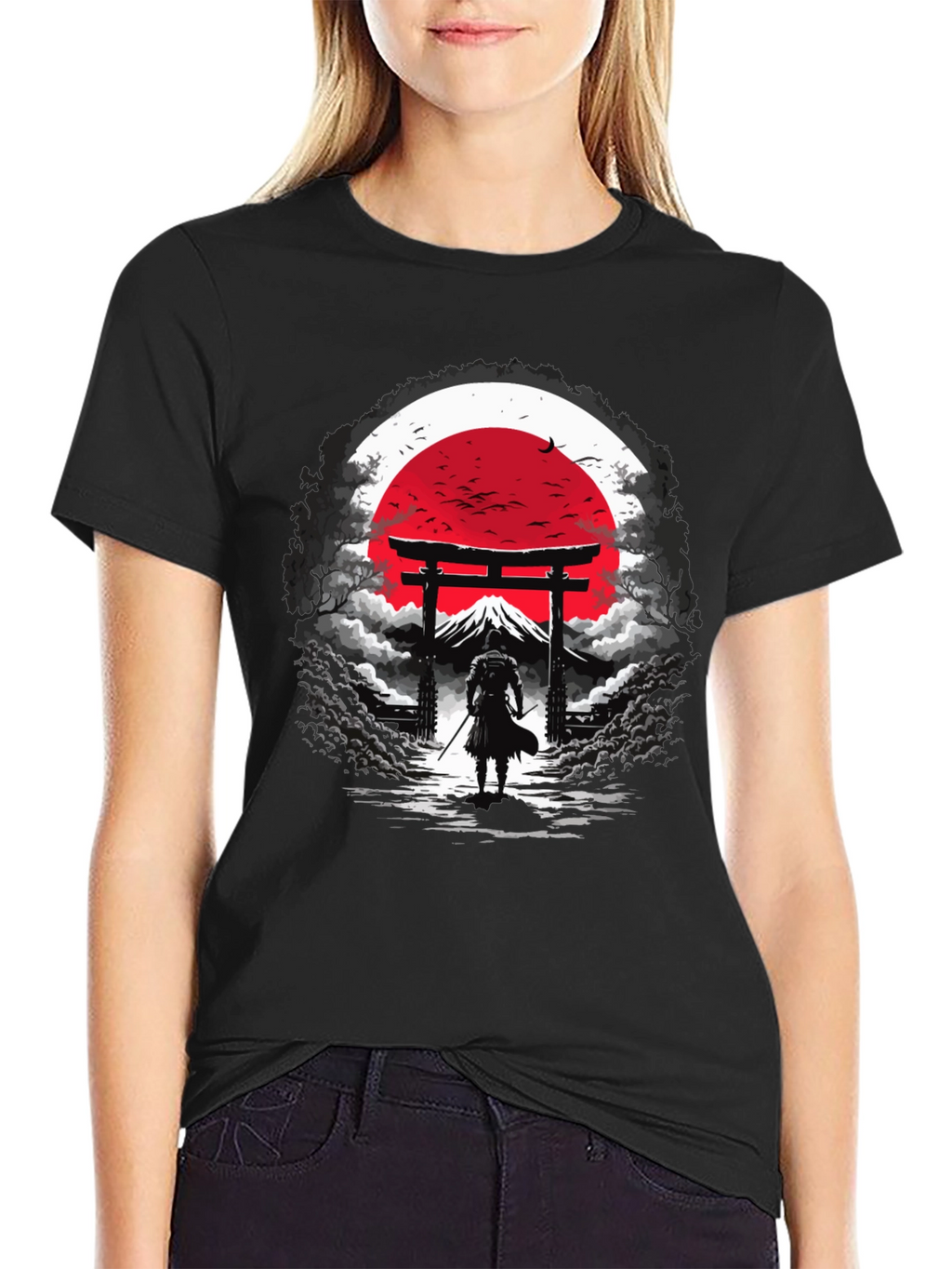 Samurai Graphic Tee - Japanese Art T-Shirt