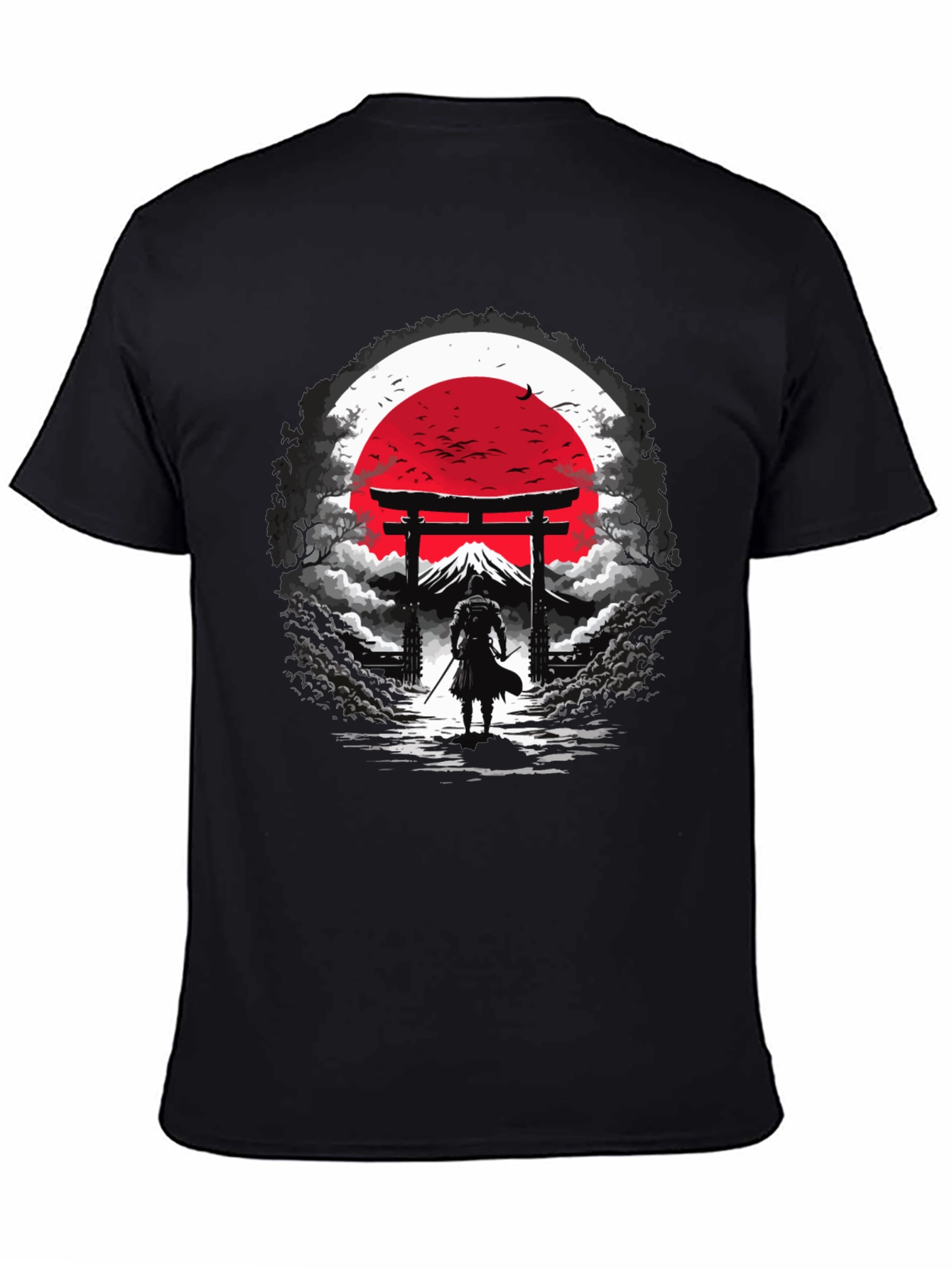 Samurai Graphic Tee - Japanese Art T-Shirt