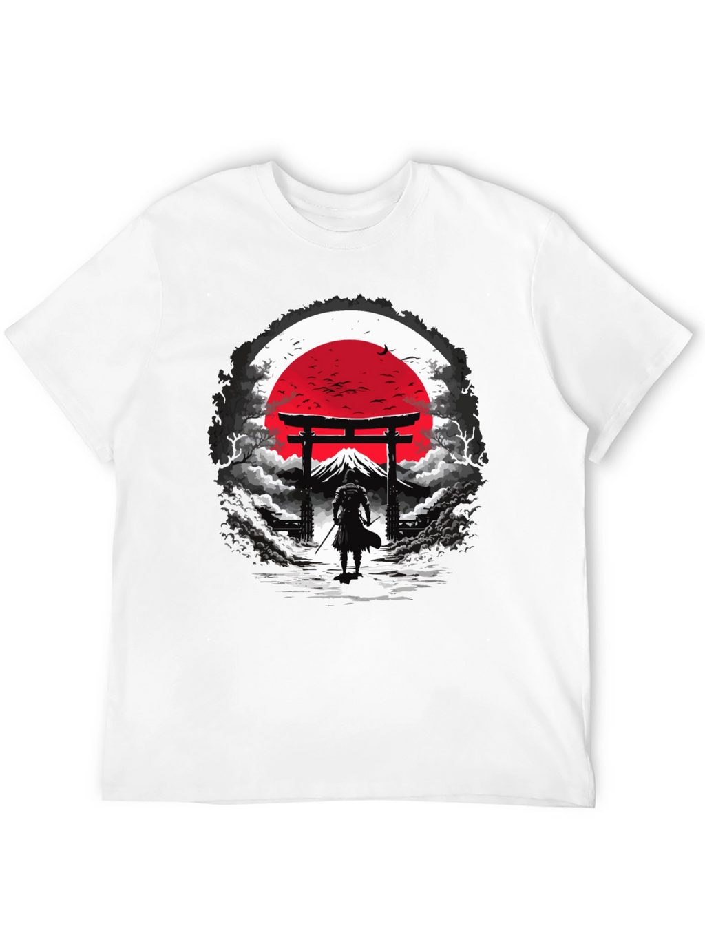 Samurai Graphic Tee - Japanese Art T-Shirt