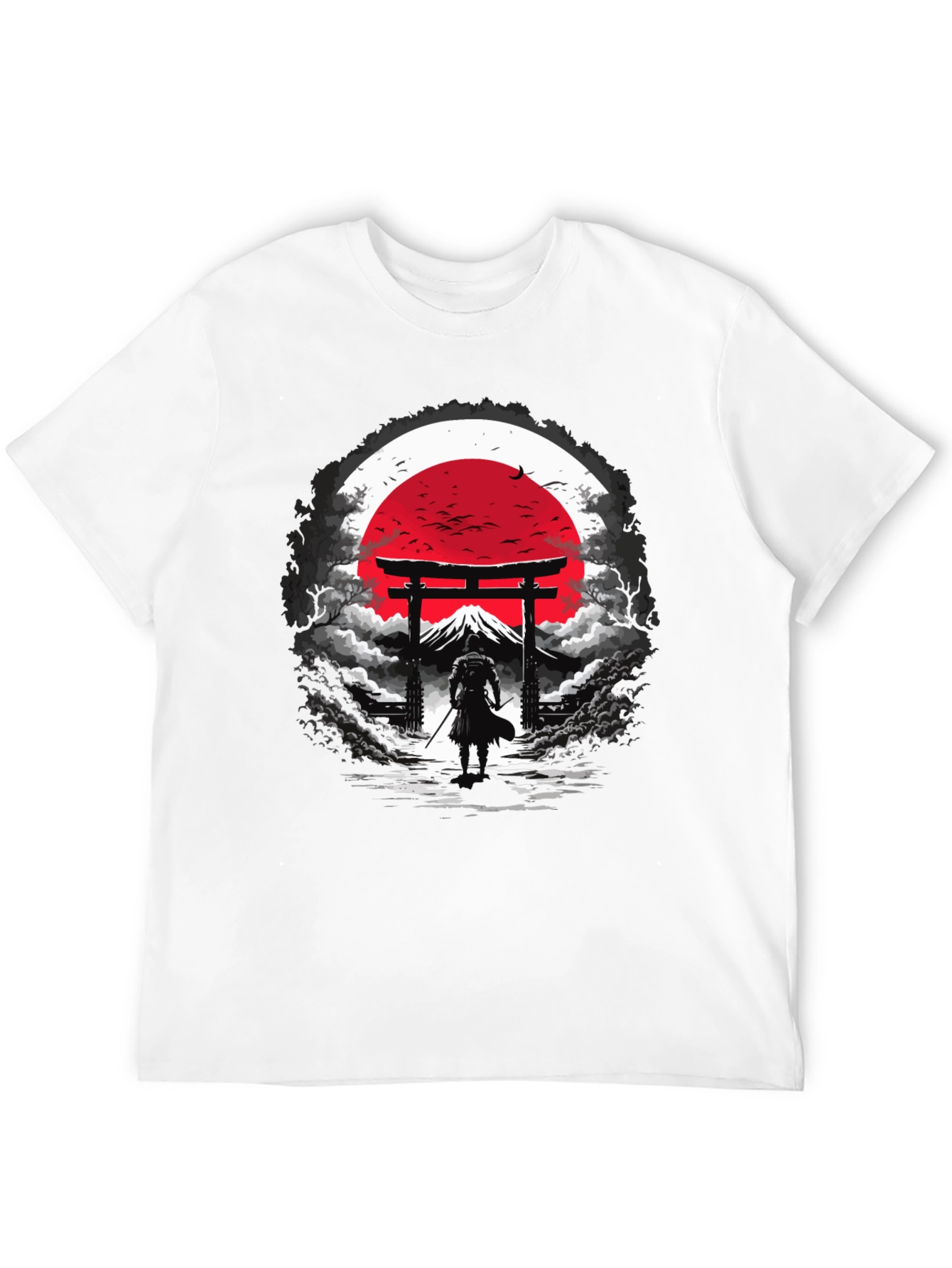 Samurai Graphic Tee - Japanese Art T-Shirt