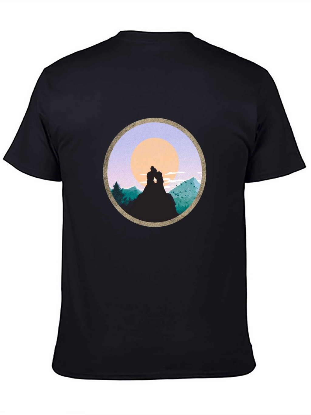 Romantic Sunset Mountain T-Shirt