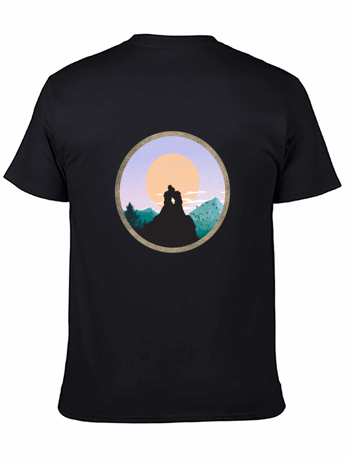 Romantic Sunset Mountain T-Shirt
